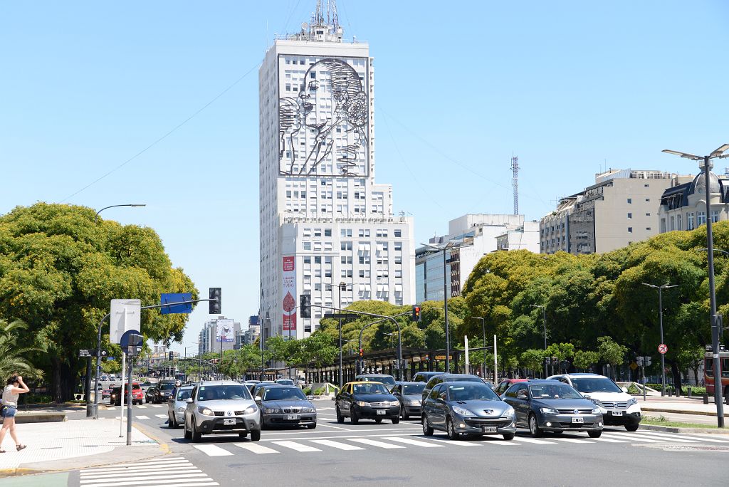 17 Portrait Of Eva Peron On Ministry of Social Development Building Avenida 9 de Julio Avenue Buenos Aires